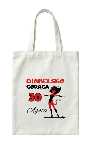 Torba Diabelsko gorąca 30 z dowolnym imieniem i wiekiem