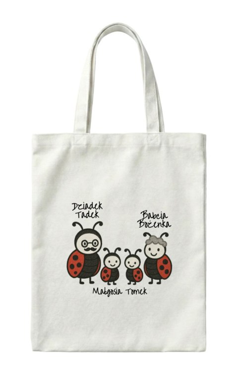 Torba Dla Dziadków biedronki z dowolnym rokiem