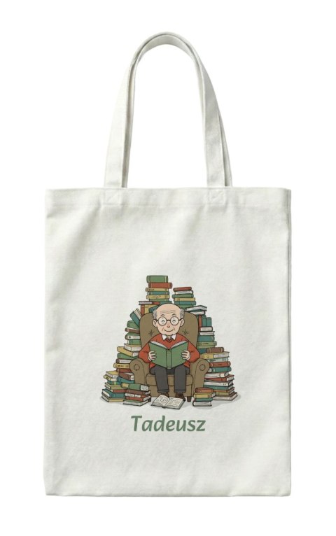 Torba Doświadczony czytelnik z dowolnym imieniem