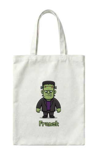 Torba Frankenstein Halloween z dowolnym imieniem