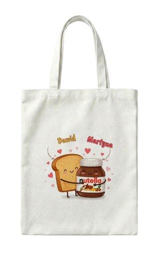 Torba Idealna para_ tost i Nutella z dowolnymi imionami