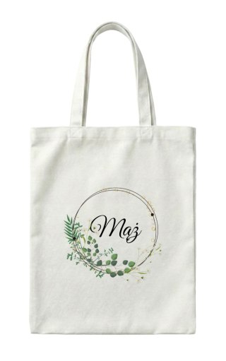 Torba Mąż w kwietnej ramce