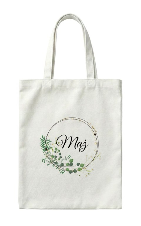 Torba Mąż w kwietnej ramce