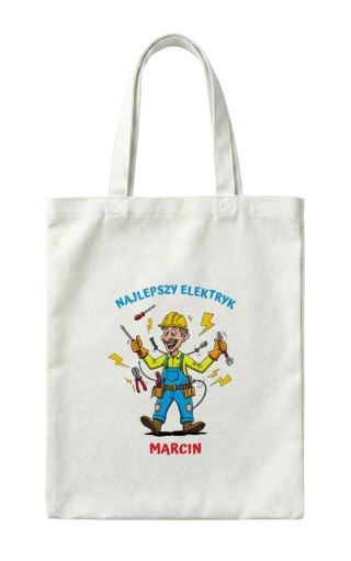 Torba Najlepszy elektryk z dowolnym imieniem