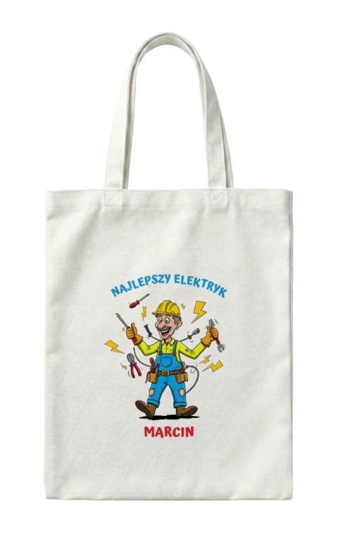 Torba Najlepszy elektryk z dowolnym imieniem