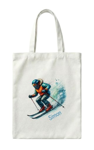 Torba Narciarz z dowolnym imieniem