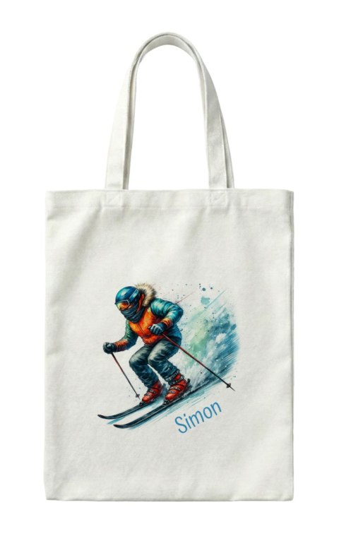 Torba Narciarz z dowolnym imieniem