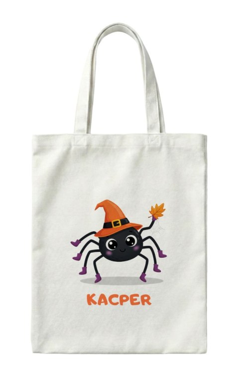 Torba Pająk Halloween z dowolnym imieniem