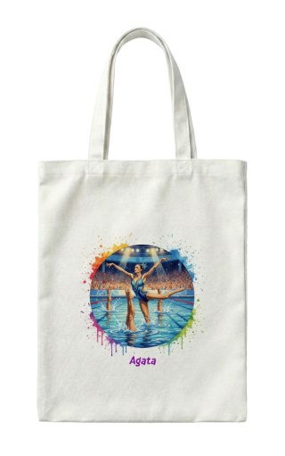 Torba Pływanie artystyczne synchroniczne z dowolnym imieniem