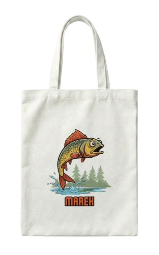Torba Przerażona ryba z dowolnym imieniem
