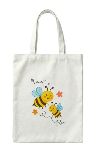 Torba Pszczółka mama i dziecko z dowolnym imieniem