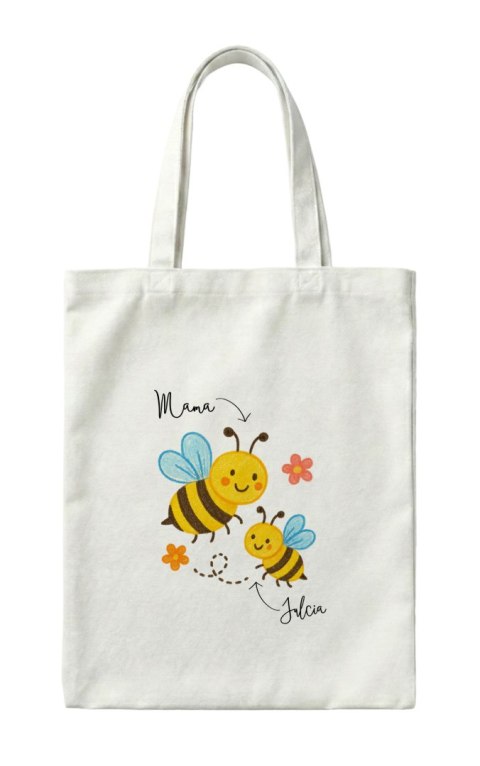 Torba Pszczółka mama i dziecko z dowolnym imieniem