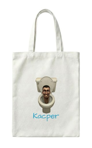 Torba Skibidi Toilet brainrot z dowolnym imieniem