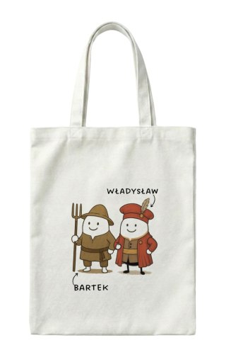 Torba Szlachcic i chłop pańszczyźniany z dowolnymi imionami