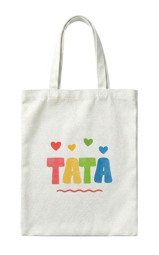 Torba Tata z serduszkami