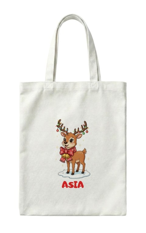 Torba Uroczy renifer z dowolnym imieniem