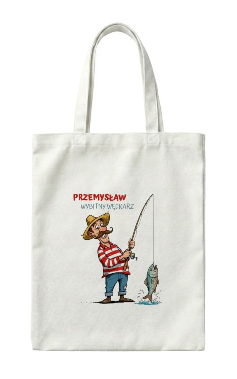 Torba Wyśmienity wędkarz z dowolnym imieniem