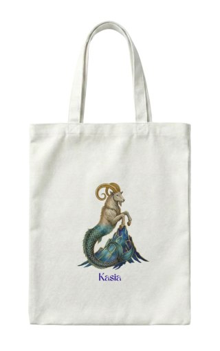 Torba Znak zodiaku koziorożec z dowolnym imieniem