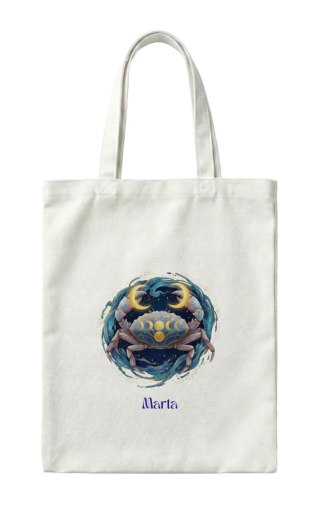 Torba Znak zodiaku rak z dowolnym imieniem