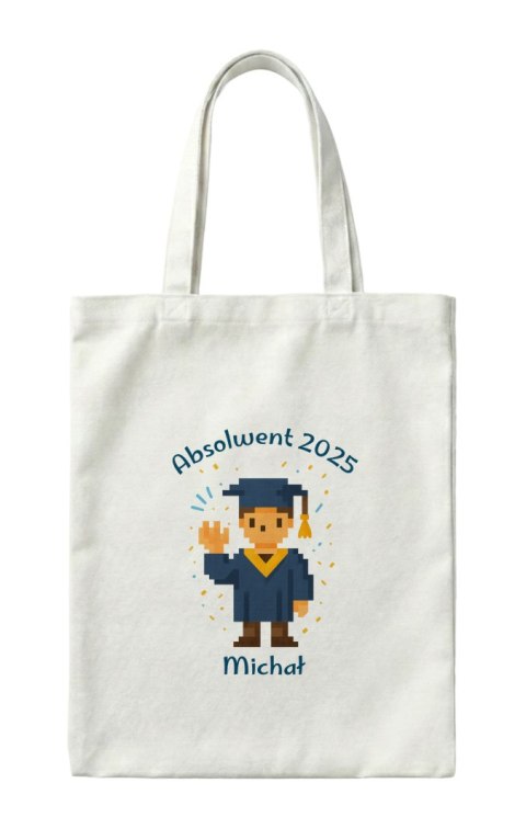 Torba dla absolwent z dowolnym imieniem i rokiem