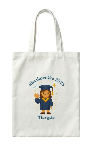 Torba dla absolwentki z dowolnym imieniem i rokiem