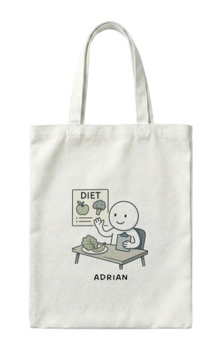 Torba dla dietetyka z dowolnym imieniem