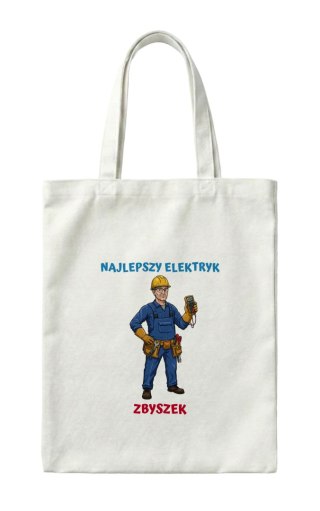 Torba dla elektryka Najlepszy elektryk z dowolnym imieniem