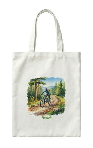 Torba dla fana jazdy na MTB z dowolnym imieniem