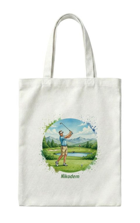 Torba dla mężczyzny grającego w golfa z dowolnym imieniem