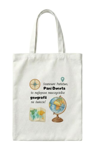 Torba dla nauczycielki geografii