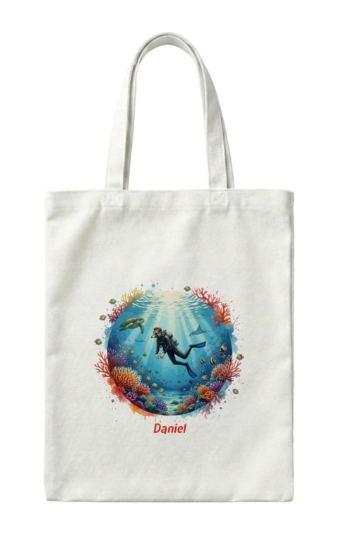 Torba dla nurka z dowolnym imieniem