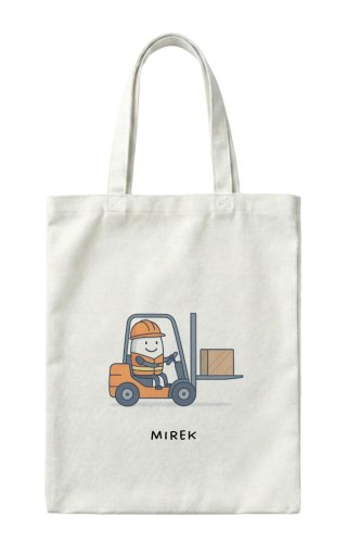 Torba dla operatora wózka widłowego z dowolnym imieniem