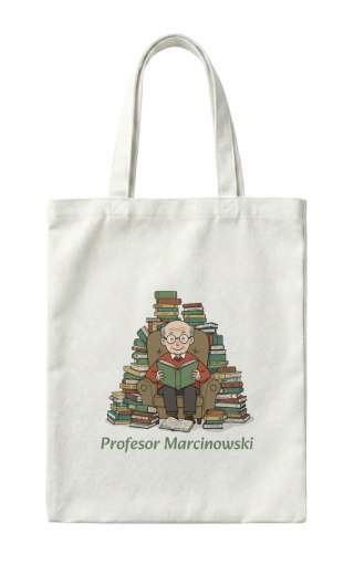 Torba dla profesora kochającego literaturę z dowolnym napisem