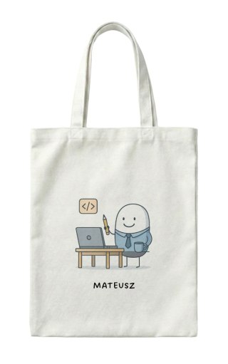 Torba dla programisty z dowolnym imieniem