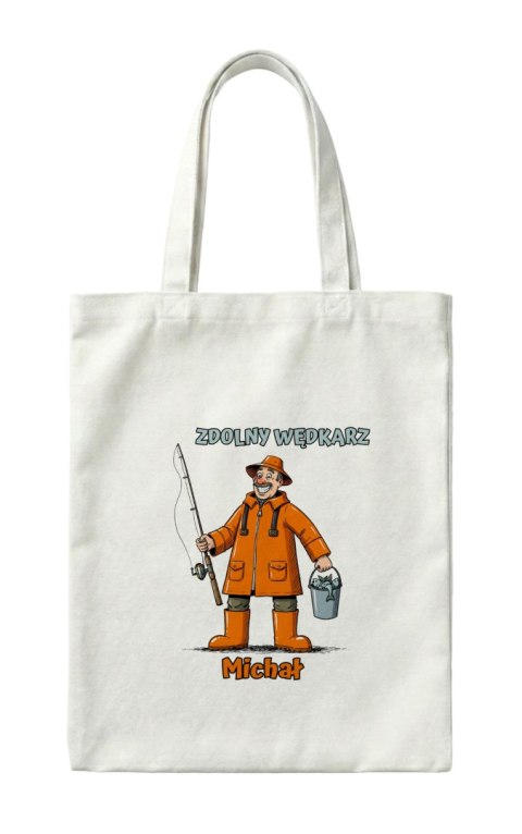 Torba dla wędkarza Zdolny wędkarz z dowolnym imieniem
