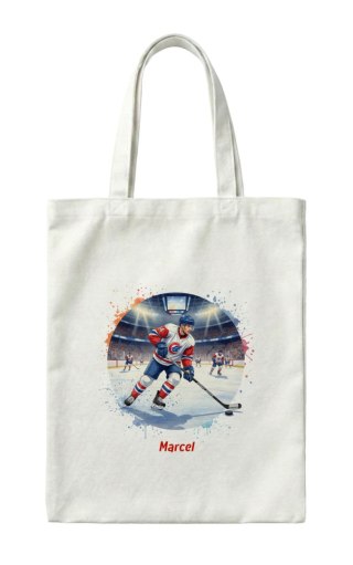 Torba hokej na lodzie z dowolnym imieniem