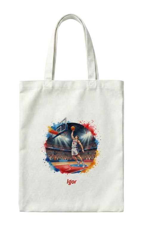 Torba koszykarz z dowolnym imieniem