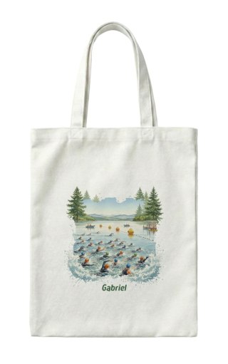 Torba pływanie na wodach otwartych z dowolnym imieniem