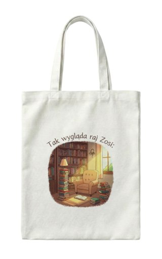 Torba raj mola książkowego z dowolnym imieniem