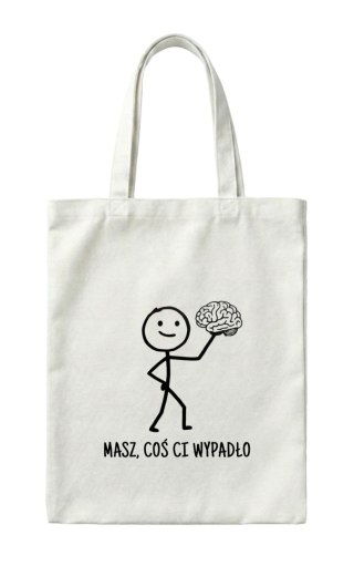 Torba z patyczakiem masz coś ci wypadło