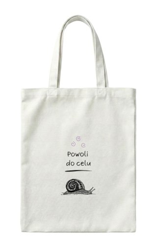 Torba z ślimakiem powoli do celu