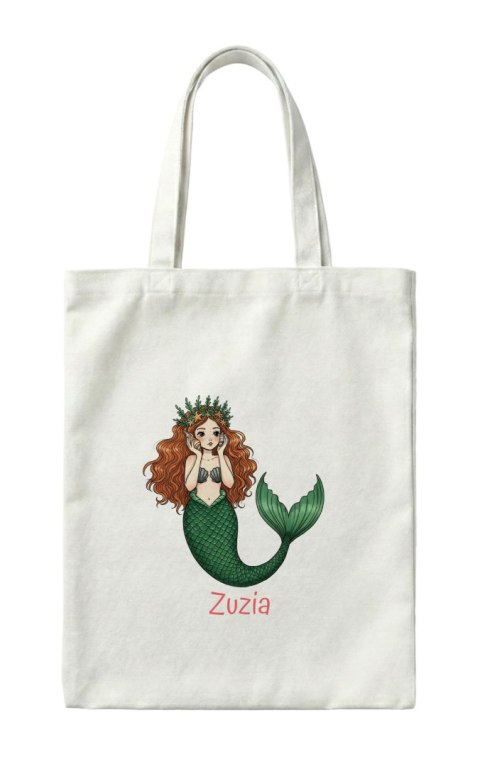 Torba z syrenką z dowolnym imieniem