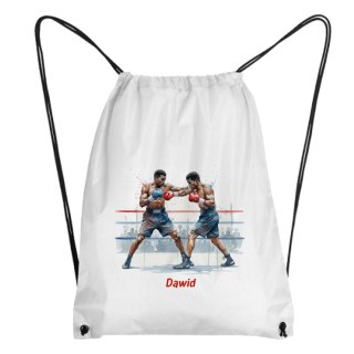 Worek Bokserzy na ringu z dowolnym imieniem