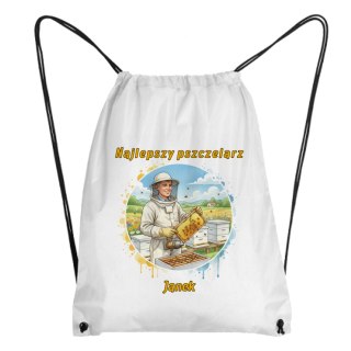 Worek Najlepszy pszczelarz z dowolnym imieniem