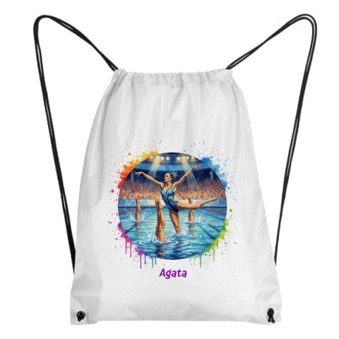 Worek Pływanie artystyczne synchroniczne z dowolnym imieniem