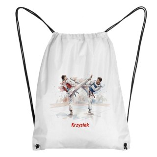 Worek Taekwondo z dowolnym imieniem