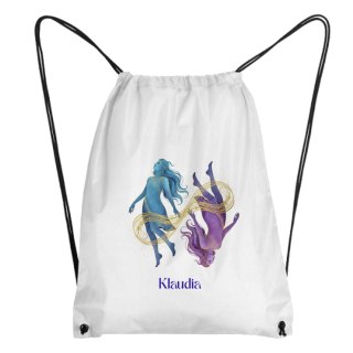 Worek Znak zodiaku bliźnięta z dowolnym imieniem