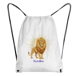 Worek Znak zodiaku lew z dowolnym imieniem