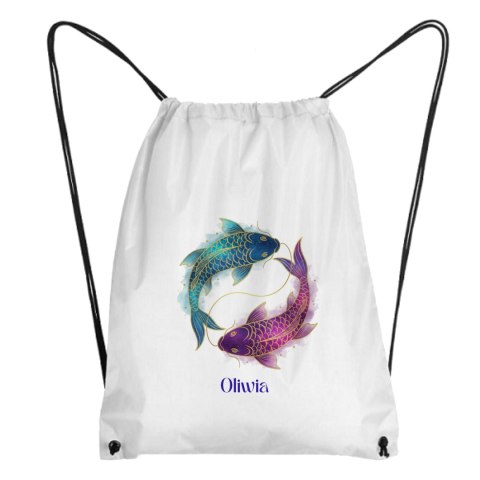 Worek Znak zodiaku ryby z dowolnym imieniem