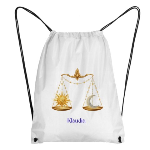Worek Znak zodiaku waga z dowolnym imieniem